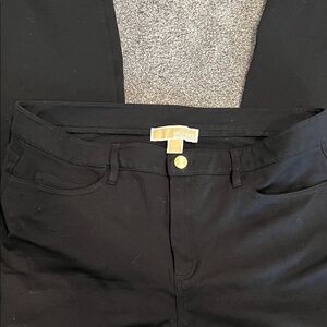 Michael Kors Classic Black Crop Trousers